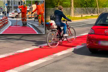 Leipzig: Mehr Rot für Leipzig: Hier sind unsere Straßen für Radfahrer ab sofort sicherer