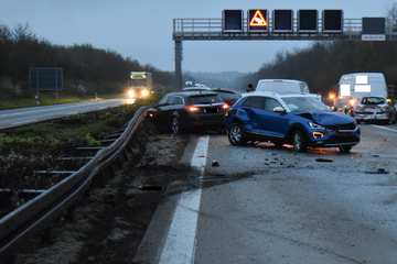 Unfall A14: Schwerer Unfall auf der A14: Sieben Autos und ein Lastwagen beteiligt!