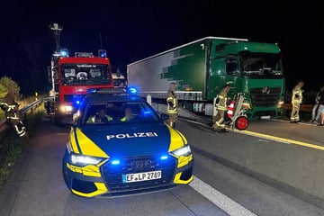Unfall A38: Tragischer Unfall auf A38: Fußgänger von Lkw erfasst