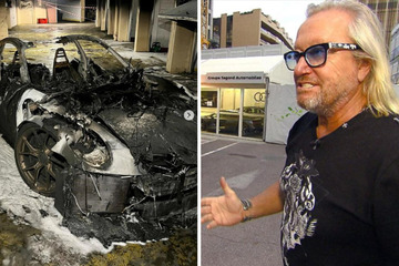 Robert Geiss nach Porsche-Inferno geschockt, Fans scherzen: "Stell ihn als Bastler-Fahrzeug in eBay"
