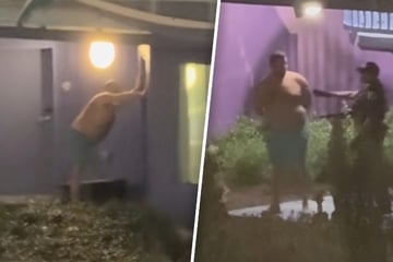 Drunken Disney hotel guest goes on a naked rampage in bizarre viral footage