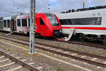 Rangier-Zug und ICE zusammengestoßen: Strecke gesperrt!