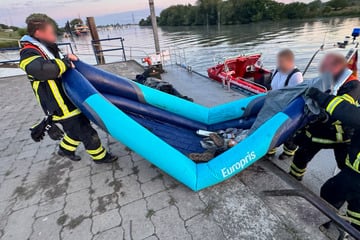 Großer Schreck auf Elbe: Mann gerät mit Schlauchboot in Seenot