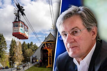 Morgen wird's ernst: Millionär greift nach der Schwebebahn vom Fichtelberg