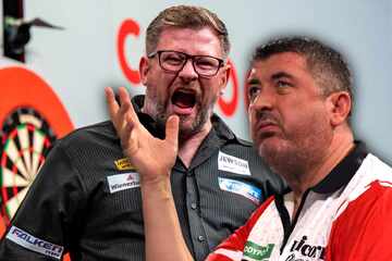 Bizarres Armdrücken am Board: Darts-Stars lassen plötzlich die Muskeln spielen