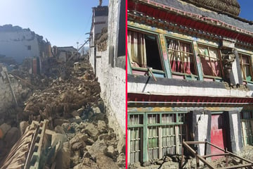 Tibet hit by massive earthquake that kills over 100 people