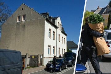 Drogen-Razzia in leer stehendem Haus in Sachsen: Polizei sichert säckeweise Beweise