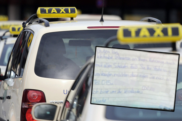 Berlin: Kurioser Zettel an abgebranntem Taxi liefert Steilvorlage für's Tinder-Profil