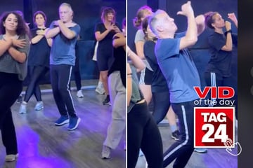 Viral Video of the Day for December 13, 2024: Older man becomes the "main character" at dance class!