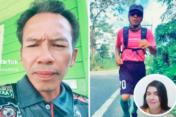 Mann läuft 1400 Kilometer, um einer TikTok-Bekanntschaft seine Liebe zu beweisen - so reagiert sie