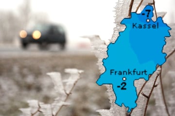 Das Wochenend-Wetter in Frankfurt und Hessen wird kalt: Glätte-Gefahr!