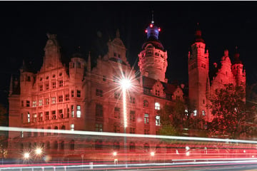 Leipzig: Darum leuchtet der Leipziger Rathausturm bald orange