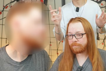 Freundin hatte die Nase voll: Bauarbeiter ist nach sechs Jahren zum ersten Mal wieder beim Friseur