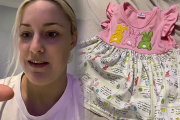Großeltern schenken Mädchen süßes Kleid: Als die Mutter genauer hinsieht, rasten alle aus