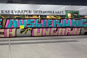 Leipzig: Sprayer zu dumm für Graffito: XXL-Blamage auf Leipziger S-Bahn