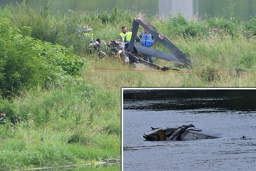Tödlicher Absturz in Sachsen: Blieb Hubschrauber an Kabel hängen?