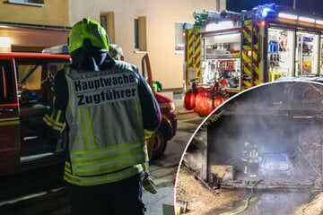 Feuerwehreinsätze im Erzgebirge: Angebranntes Essen, Garage abgefackelt