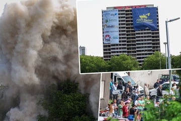 Problem-Hochhaus "Weißer Riese" in die Luft gejagt