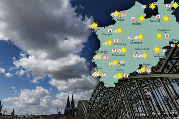 Noch herrscht Badewetter in NRW, doch Gewitter und Starkregen sind schon auf dem Vormarsch