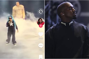 Kanye West brings out daughter North during headlining set in Los Angeles