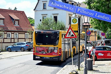 Pillnitzer Landstraße die gesamten Ferien voll gesperrt: Das müssen ÖPNV-Nutzer jetzt beachten