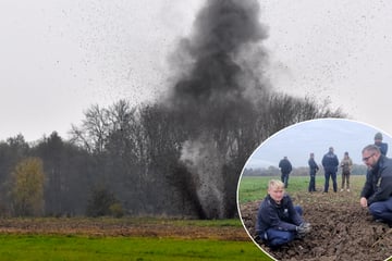 Leipzig: Lauter Knall in Nordsachsen: Granate reißt Loch ins Feld