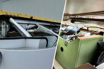 Schiff rammt mit Steuerkabine Brücke: Kapitän am Bein verwundet