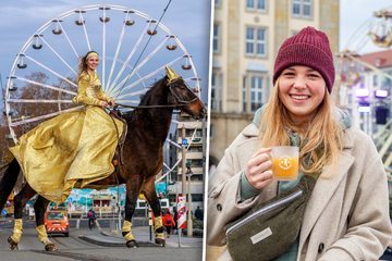 Dresden: Goldene Reiterin schwingt sich in Dresden jetzt öfter in den Sattel