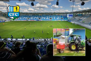 Darum wurden 20 Tonnen Sand auf dem CFC-Rasen verteilt