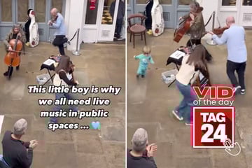 viral videos: Viral Video of the Day for May 7, 2025: Toddler epically upstages street performers!