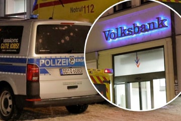 Chemnitz: Banküberfall in Chemnitz: Täter bedroht Mitarbeiterin mit Waffe