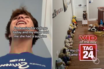 Viral Video of the Day for August 20, 2025: College-bound son gets sweetest surprise from mom