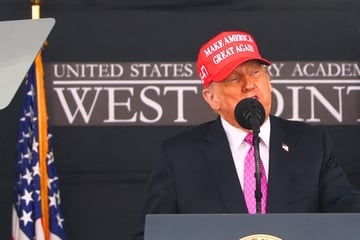 Trump shares words of wisdom on golf and trophy wives in West Point commencement speech