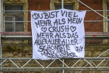 Chemnitz: Diese XXL-Liebeserklärung in Chemnitz sorgt für Aufsehen