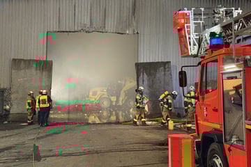 Großbrand in Recyclingbetrieb in Backnang: 200.000 Euro Schaden