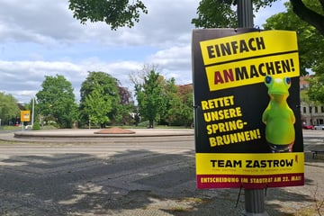 Dresden: Plakataktion soll Dresdner Brunnen doch noch zum Sprudeln bringen