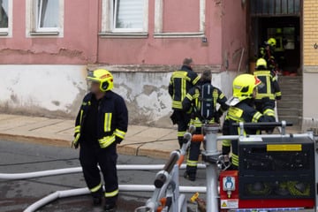 Straßensperrung nach Küchenbrand im Erzgebirge