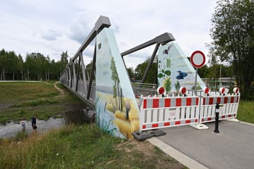 Chemnitz: Erst eröffnet, jetzt wieder dicht: Darum ist diese neue Brücke in Chemnitz gesperrt