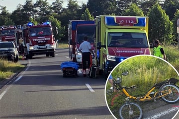 Schwerer Unfall bei Schkeuditz: Radfahrer (†56) erliegt seinen Verletzungen