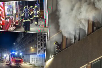 Leipzig: Dritter Brand in zwei Monaten: Wieder Feuer in Leipzigs ehemaliger Stasi-Zentrale