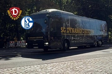 Dynamo gegen Schalke live: SGD-Profis treffen am Stadion ein