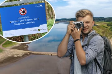 Zu gefährlich - auch fürs Wasser: Behörde warnt vor Talsperren-Tourismus in Sachsen