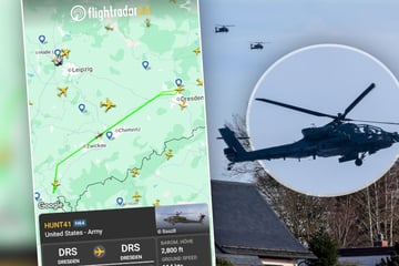 Mehrere US-Kampfhubschrauber über Sachsen unterwegs: Was war hier los?