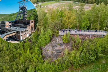 Aussichtsplattform am Schacht 371 eröffnet: Neuer Blick auf Sachsens Wismut-Erbe