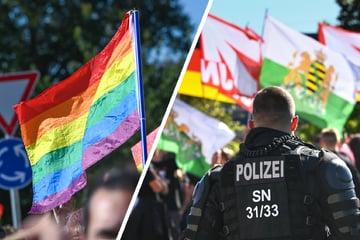 CSD und rechter Protest in Döbeln: Polizei verteilt Anzeigen