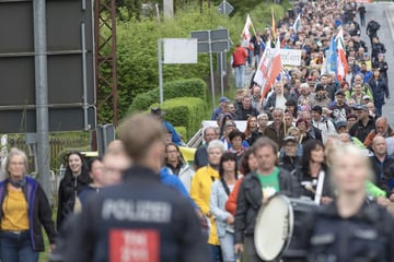 Demo gegen geplante Flüchtlingsunterkunft in Südthüringen: Plötzlich eskaliert die Lage