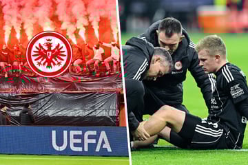 Burkardt-Verletzung, Pyro-Irrsinn und Polizeidurchsage bei Frankfurter Schlappe gegen Atalanta