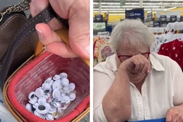 Grandma plays hilarious prank on shoppers in viral TikTok