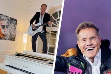 Dieter Bohlen: Dieter Bohlen tanzt barfuß auf dem Klavier: Kurioses Ständchen an sich selbst