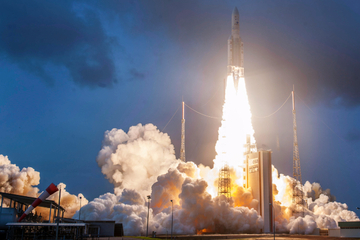 Bestandteil der Ariane-5-Rakete reist zum letzten Mal von Bremen nach Frankreich